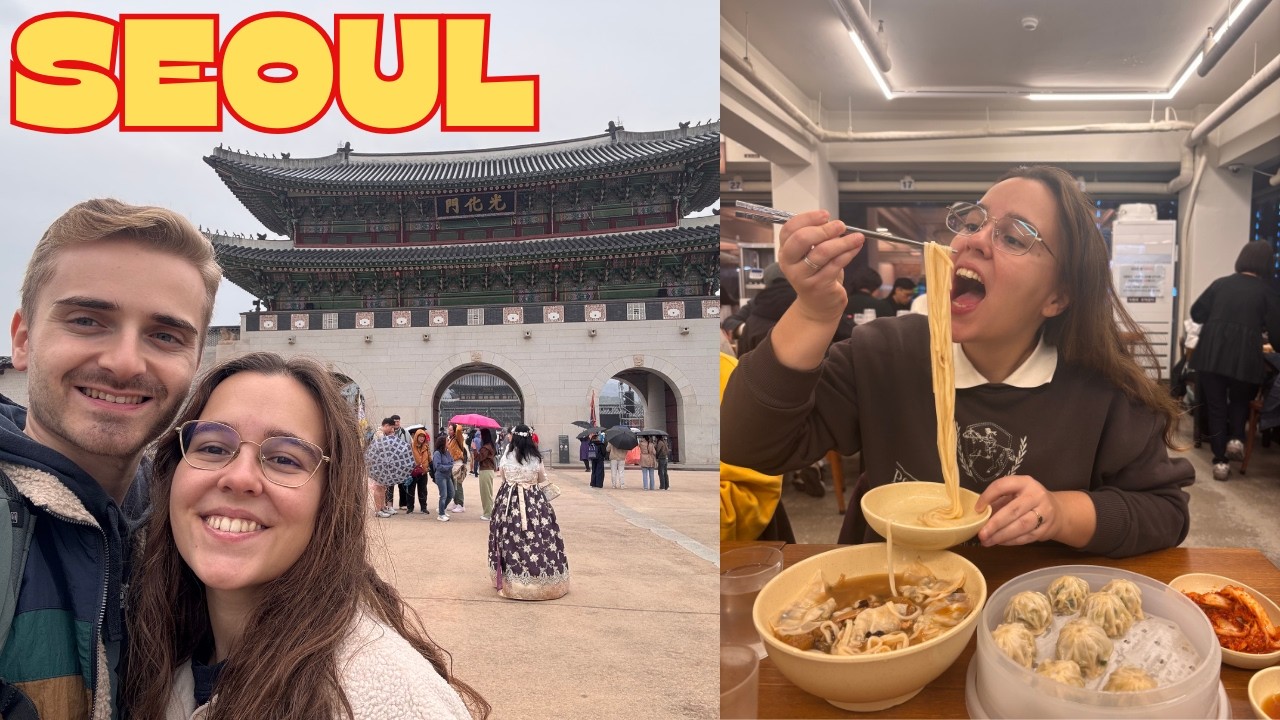 Primeiras 48h intensas em Seoul 🇰🇷 Myeongdong, Gwangjang Market e Naksan Park