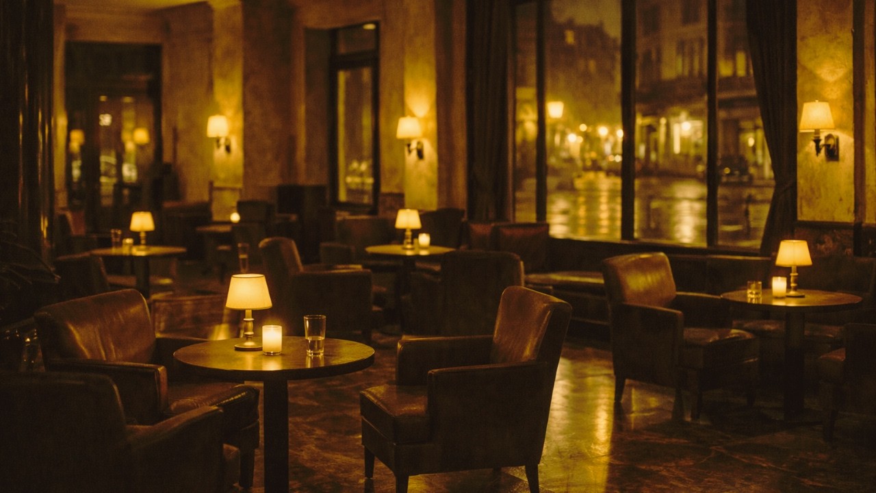 After Hours Café — Late Night Social Ambience | Europe