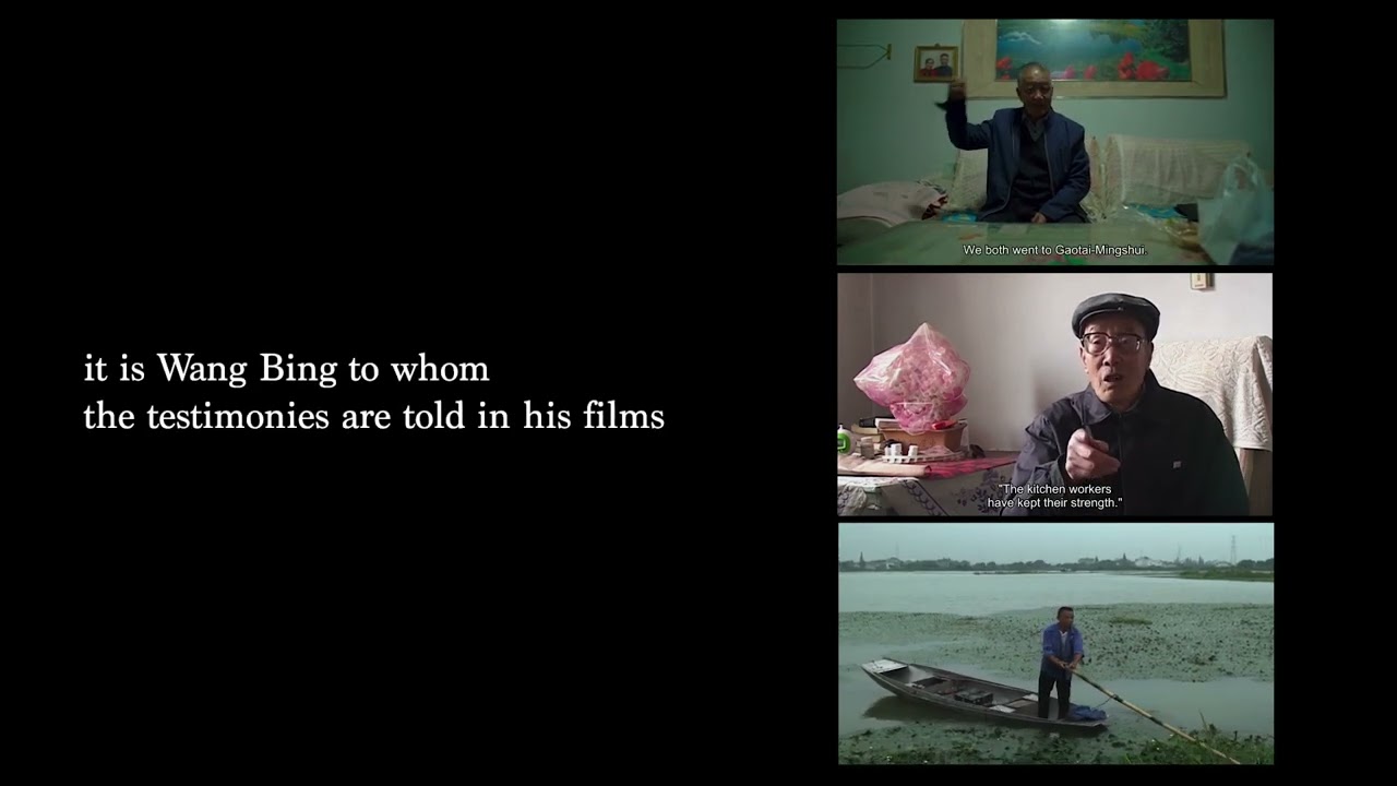 Physical Presence of Wang Bing in His Films: Video Essay