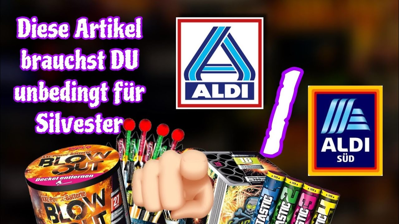 Diese Aldi Feuerwerks-Artikel BRAUCHST du UNBEDINGT für SILVESTER!😲Unsere Top 5🔥|Die Schallerzeuger
