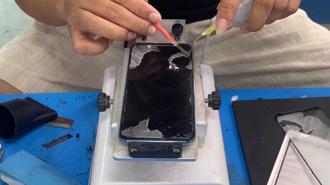 Cracked front glass for  Oppo Reno 4 5G  | How to Change glass replacement  oppo 2021