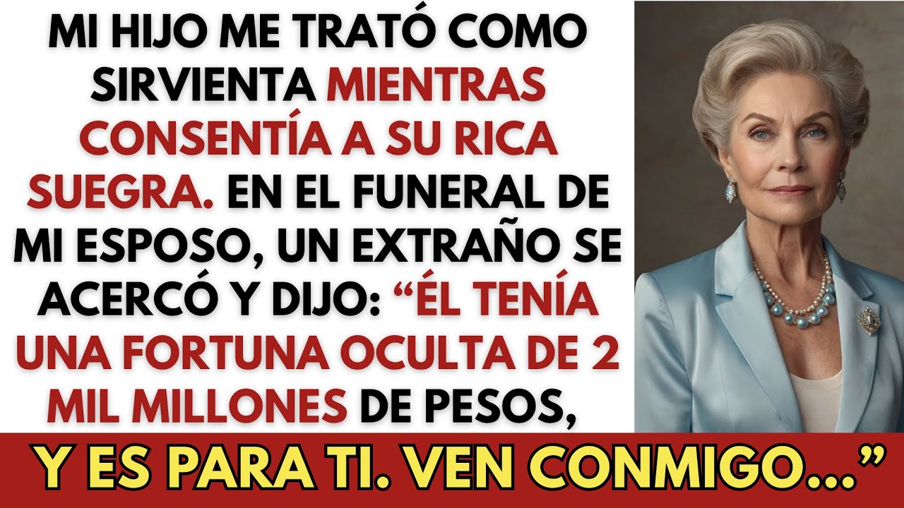 Mi hijo me trató como sirvienta—en el funeral de mi esposo descubrí que valgo 2 mil millones de pes