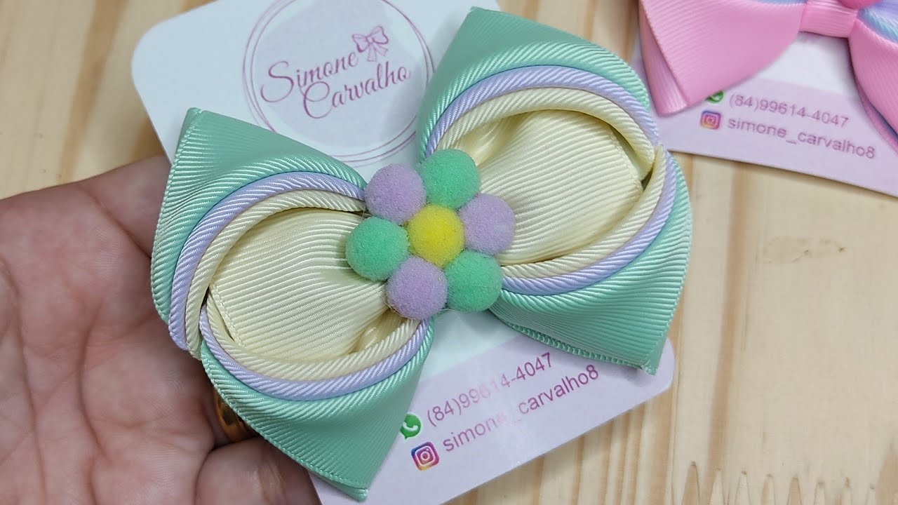 PAP - Laço Fácil  (Laço Docinho) Fita 38 mm🎀