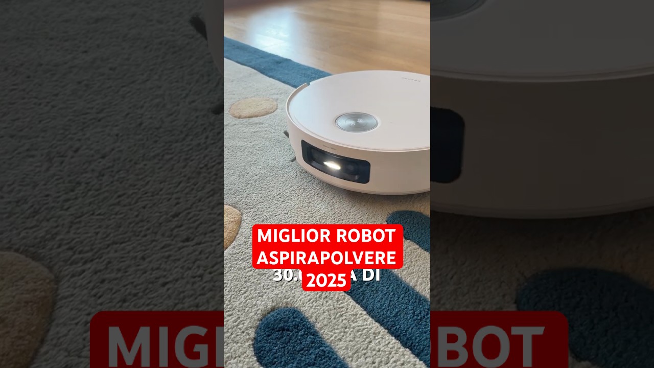 RETTIFICA: ecco il miglior robot aspirapolvere 2025