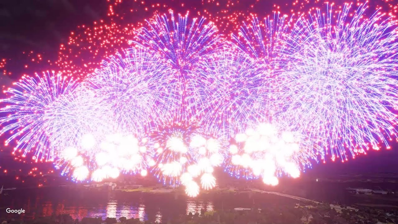 Test Drive - How To Train Your Dragon, Canberra Fireworks #fwsim #cinematic #moving