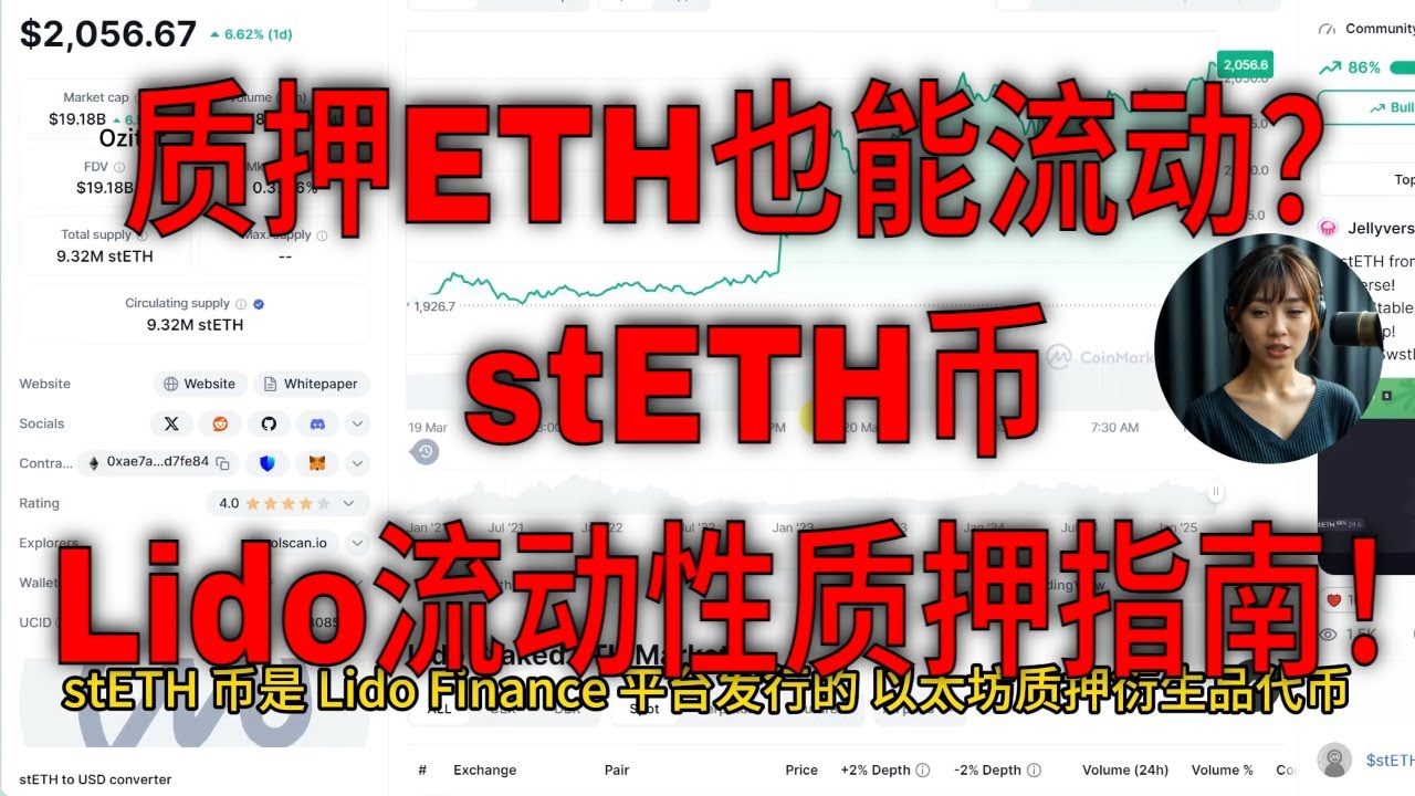 stETH币深度解析：质押ETH也能流动？Lido流动性质押完全指南！