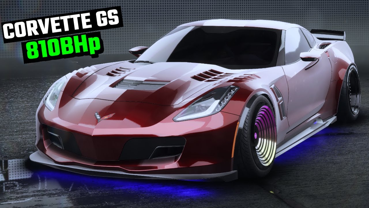 Need For Speed Unbound - Chevrolet Corvett Grand Sport Customization Max Build