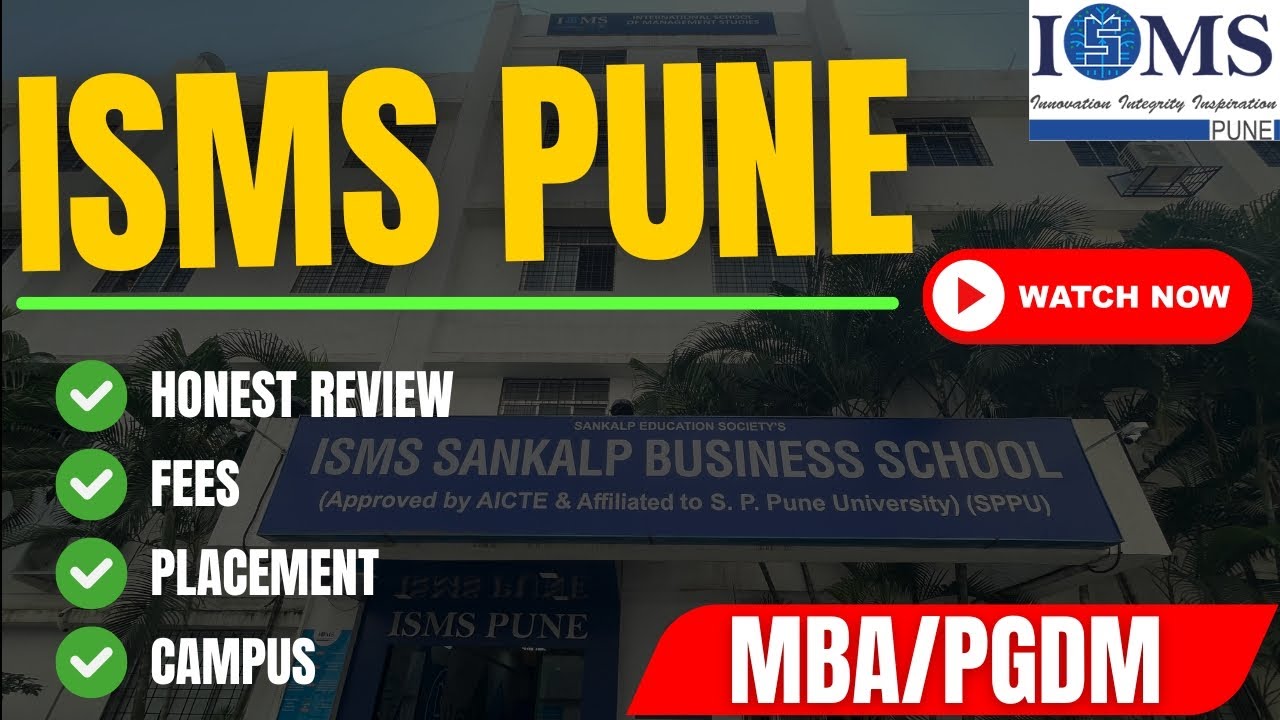 ISMS Pune Worth it for MBA/PGDM in 2025🔥 | 15 LPA Placements 😱 | Fees, ROI & Campus Life Revealed! 🚀