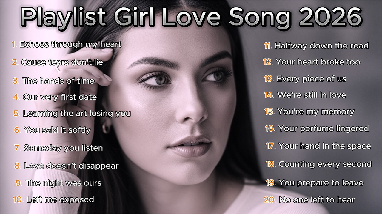 Top Playlist Girl Sad Love Song 2026 / English girl sad love song
