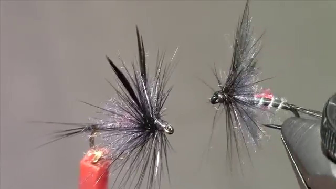 Fliegenbinden ( Black Tiger Mosquito Dry-Fly )