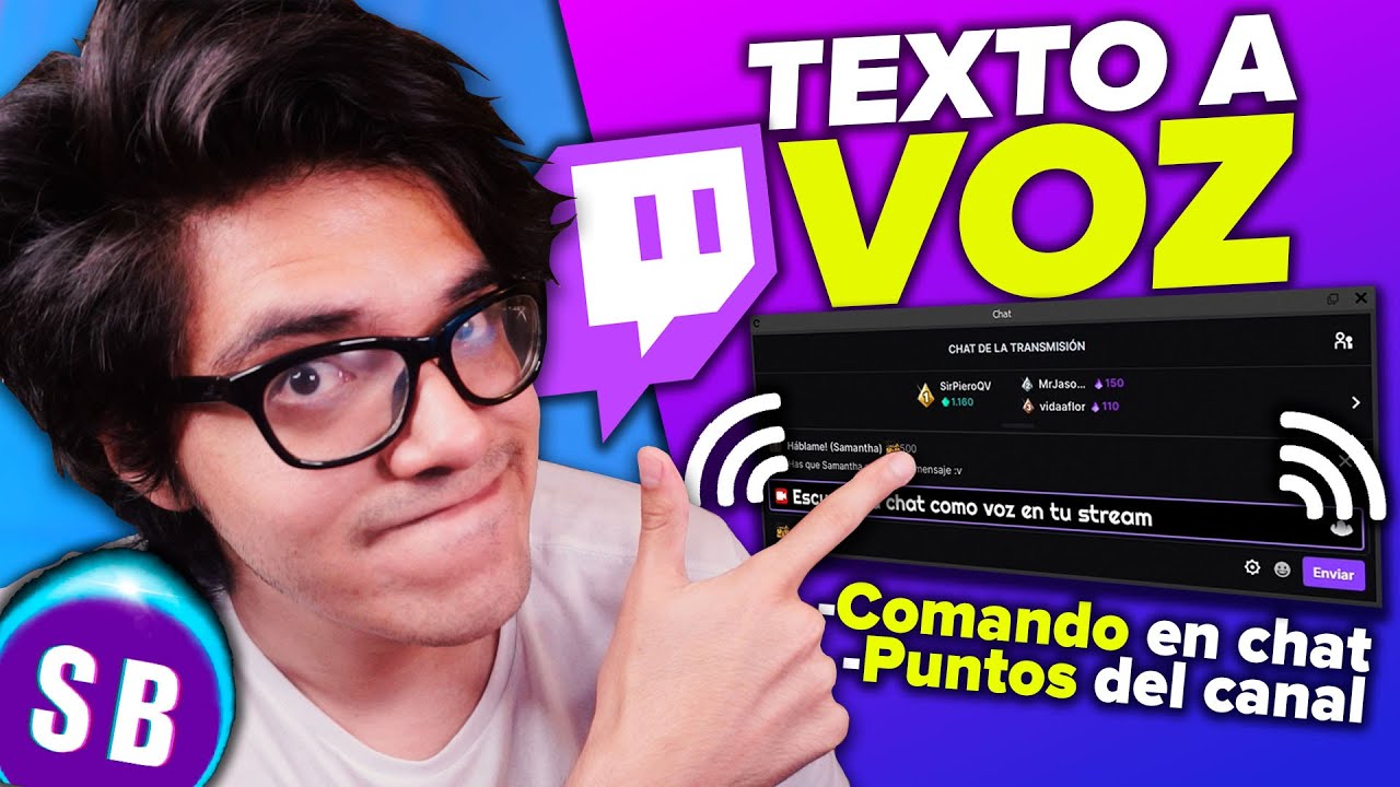 TEXTO A VOZ EN TU CHAT DE TWITCH CON COMANDO O PUNTOS DEL CANAL ***GRATIS*** | Tutorial | UrbVic