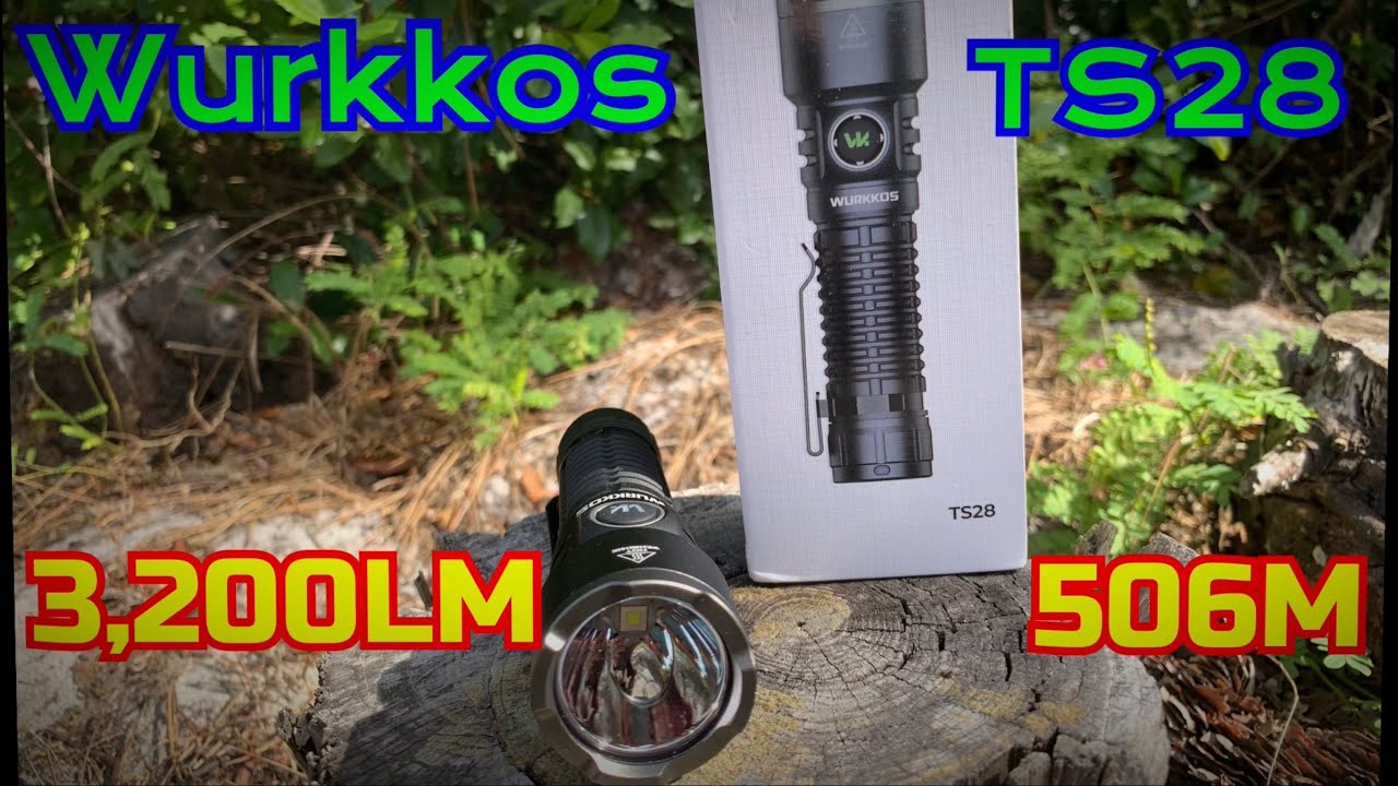 New Wurkkos TS28 Capable of 3,200lm and 506m of throw