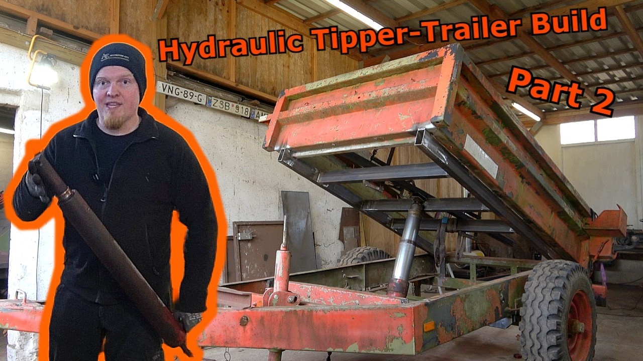 Hydarulic tipper trailer build - Part 2 - Lot's of Hydraulic Trouble