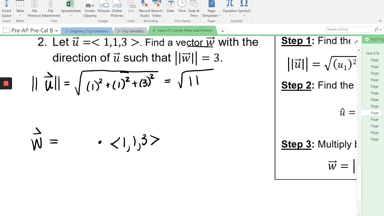 Day 5 - Scaling and Adding Vectors