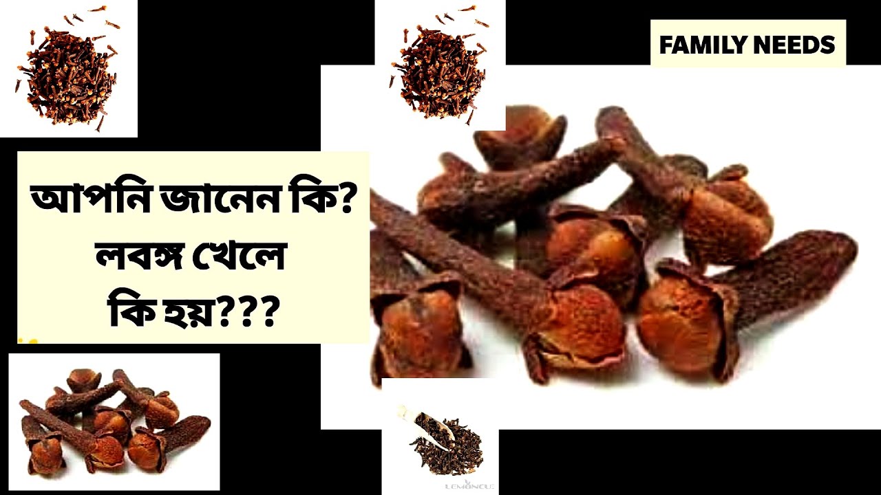 লবঙ্গ খেলে কি হয় জেনে নিন/Find out what happens when you play with cloves.