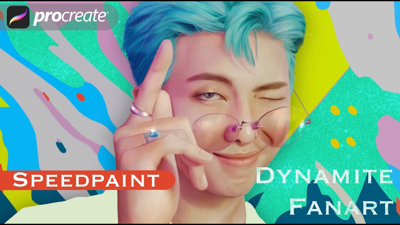 BTS Fanart - DYNAMITE 🧨🧨 (RM) SPEEDPAINT