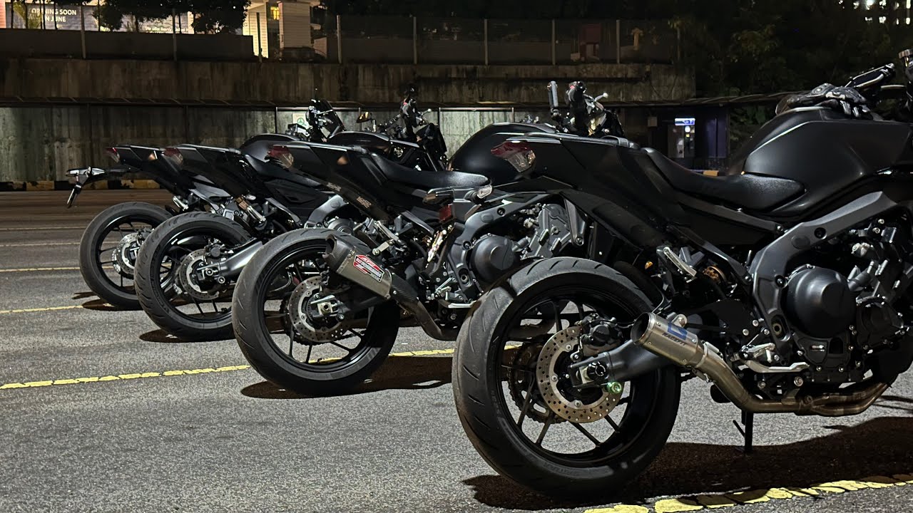 MT-09 2024 V4 MALAYSIA FIRST MEET-UP COFFEE RUSH | YOSHIMURA R11 PURE SOUND | DJI ACTION 2|INSTA360