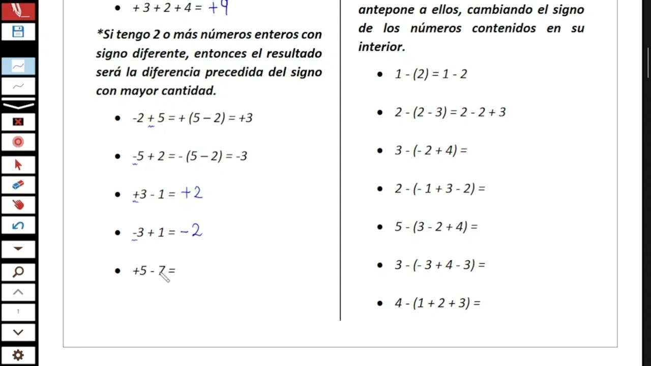 Operaciones básicas - Teoría