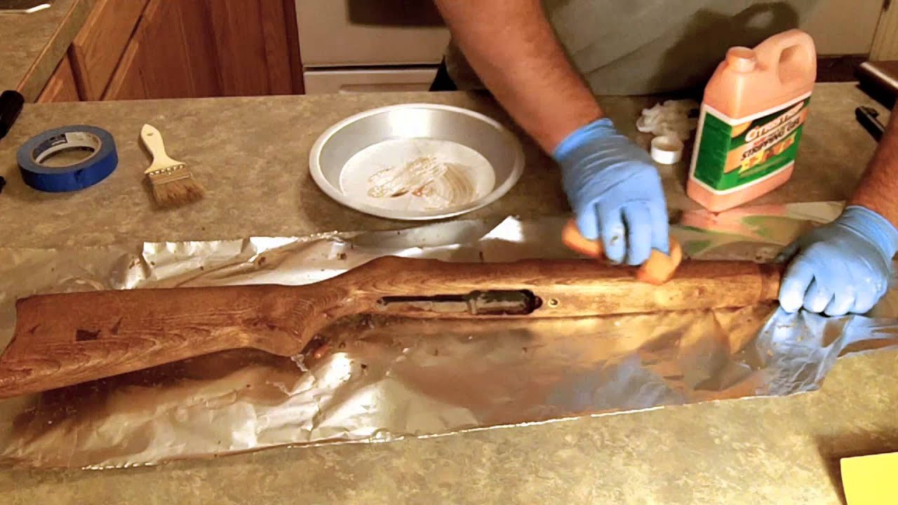 Rifle Stock Refinishing 1of 3: Stripping Ruger 10/22