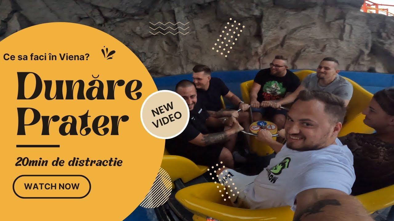 O zi de distractie in Prater si pe Dunare in Viena! - Vlog #8