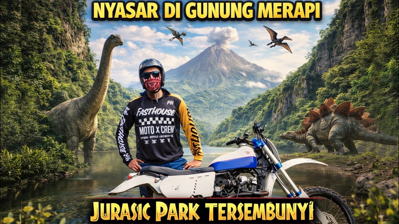 TRAIL VINTAGE ADVENTURE MERAPI – JALUR BEBAS, VIEW BIKIN NAGIH!