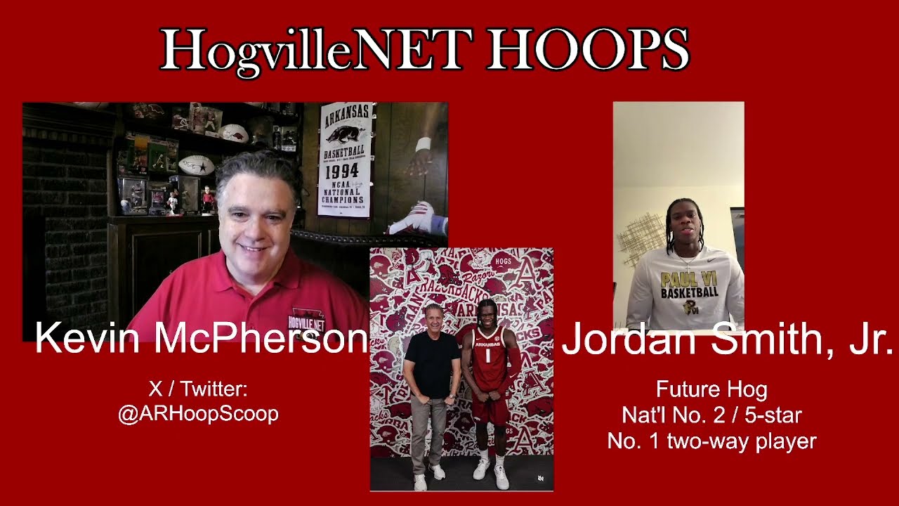 HogvilleNET HOOPS w/Kevin McPherson: My EXCLUSIVE INTERVIEW w/5⭐️ Future Hog Jordan Smith, Jr.!!!