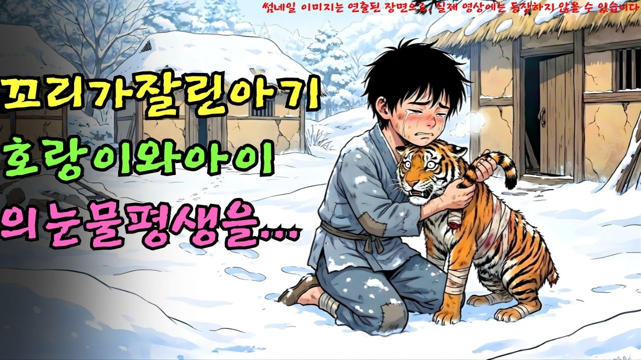 👌잠자기전 듣는 옛날이야기 1시|꼬리가 잘린 아기 호랑이와 아이의 눈물, 평생을 지켜준 은혜의 이야기ㅣ옛날이야기 ㅣ민담 ㅣ오디오북ㅣ전설ㅣ설화 ㅣ야담