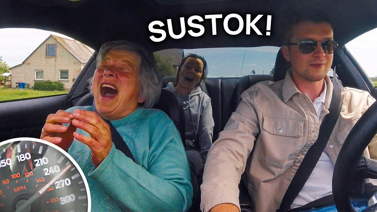 SENELIAI reaguoja į 313KW Mustang (mano greičiausią auto!)