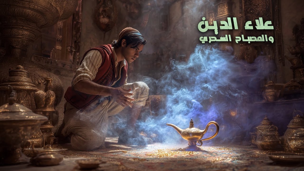 علاء الدين والمصباح السحري I افرك المصباح وادخل عالم الخيال I مسموع