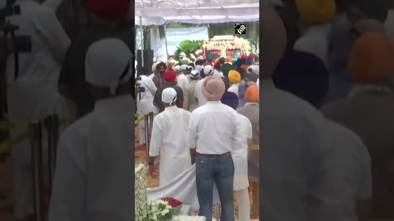 SAD leaders, supporters pay last respects to Parkash Singh Badal at party office in Chandigarh