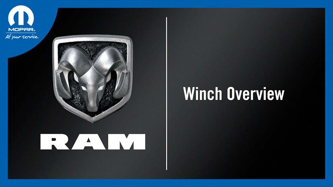 Winch Overview - Power Wagon&reg; | How To | 2024 Ram 2500-3500