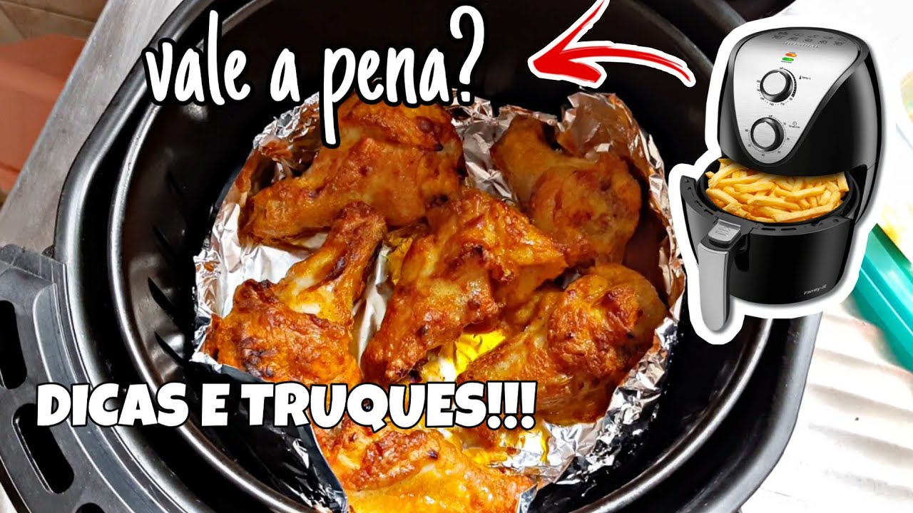 COMO FAZER A MELHOR COXA DE FRANGO NA AIRFRYER - suculenta e bem dourada/ Tirando dúvidas sobre ela