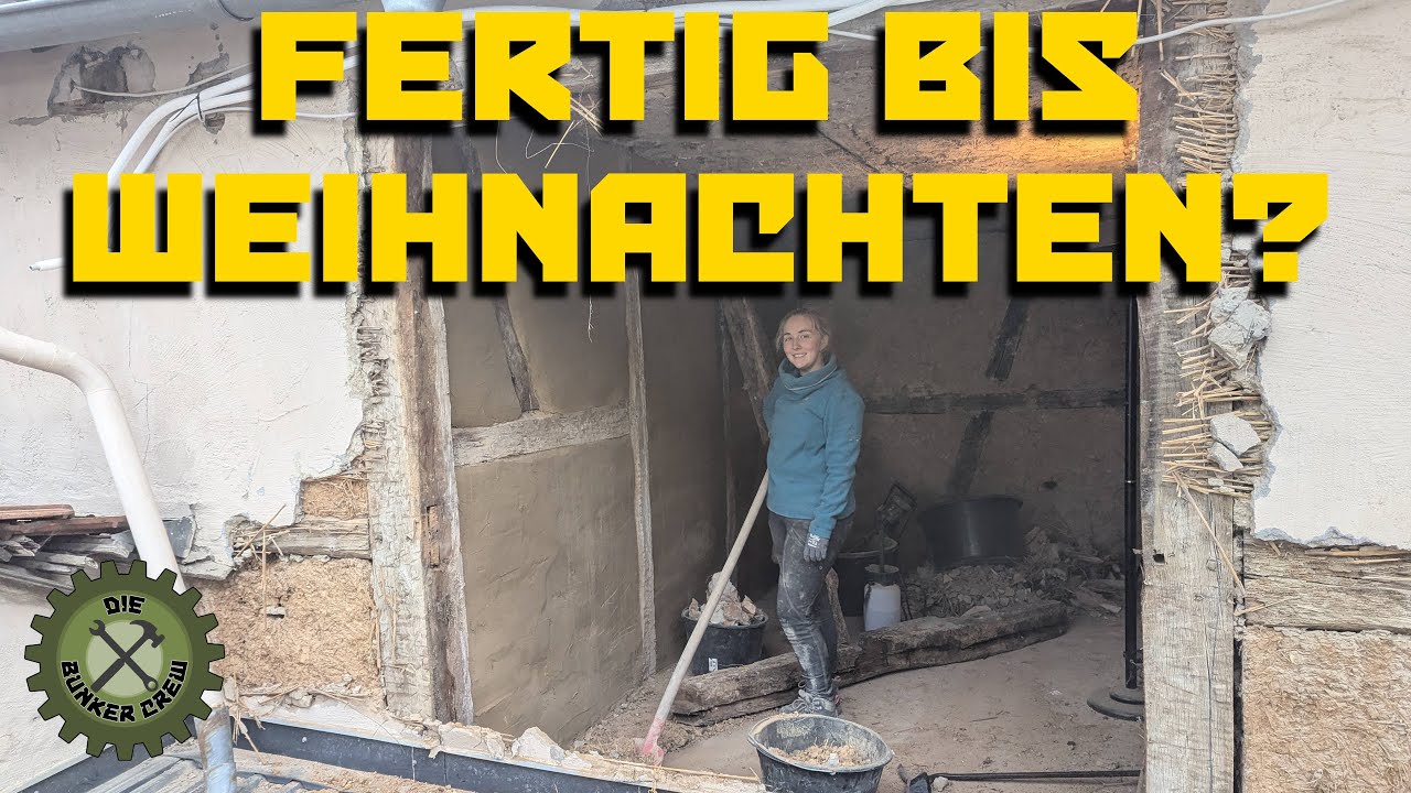 Riesiges Loch in der Außenwand - Ninas Arbeitszimmer sanieren - 300 Jahre altes Fachwerkhaus