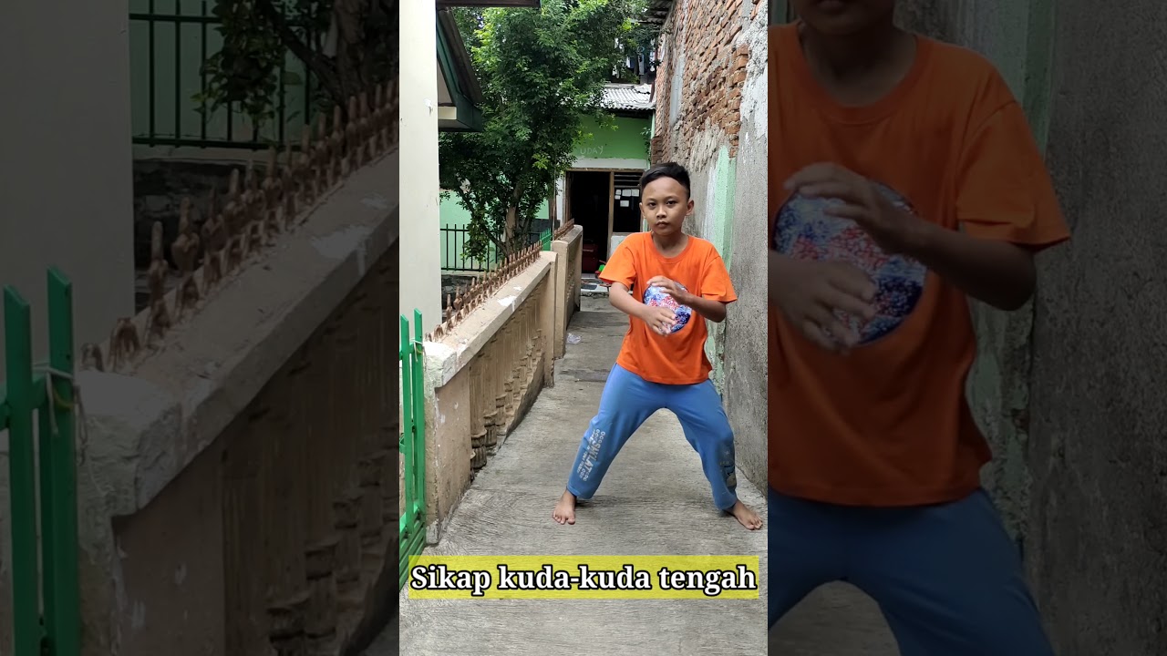 Salam dari Azka belajar silat sikap kuda-kuda #silat