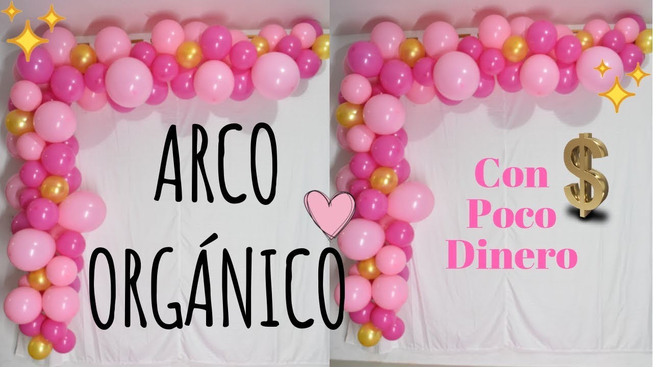 COMO HACER UN ARCO DE GLOBOS ORGÁNICO🎈MUY FÁCIL🎀-🤗LikeArt.