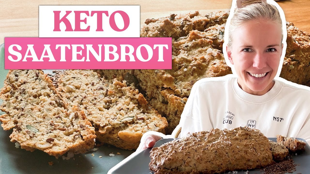 Saatenbrot ohne Mehl: 100% Keto