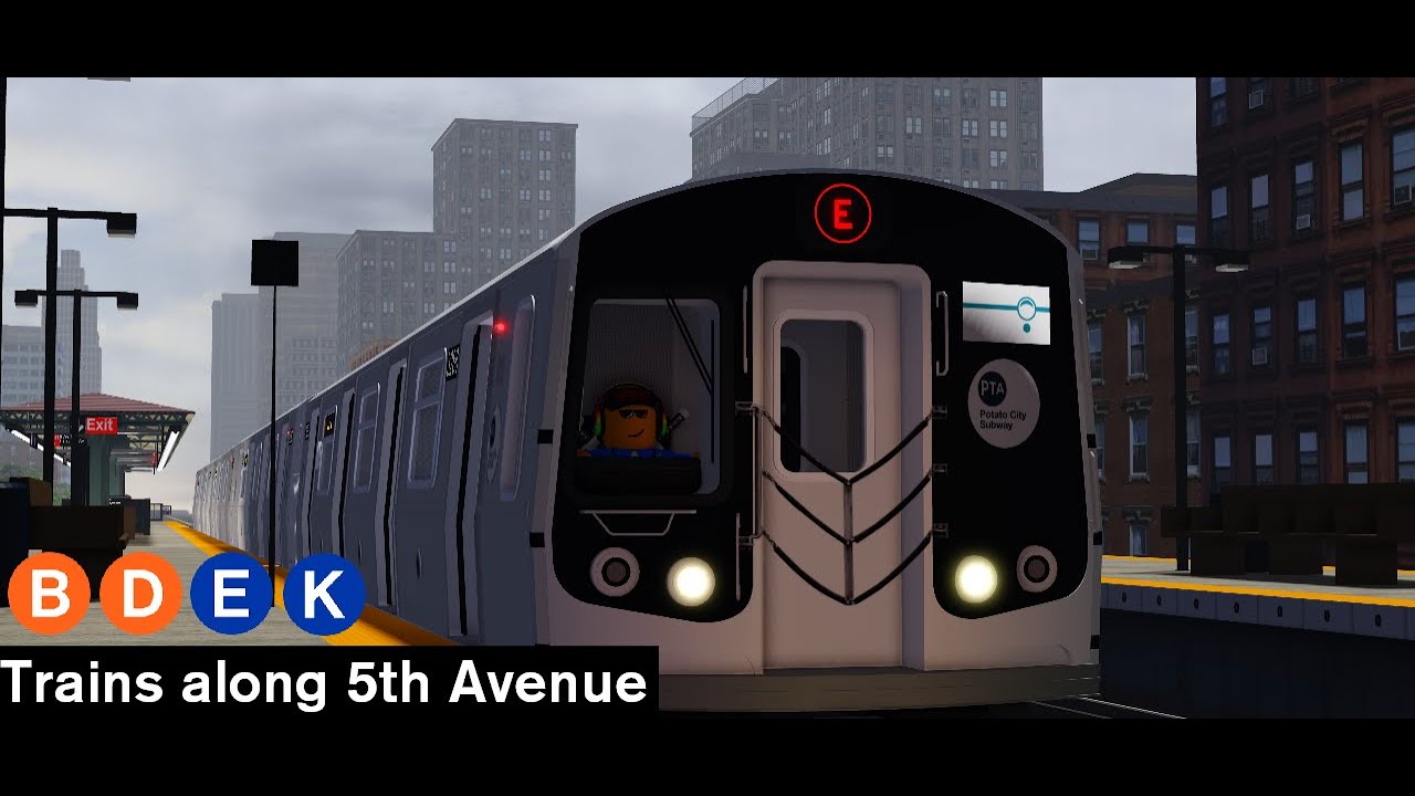 ROBLOX PTA 5th Avenue Railfanning Action