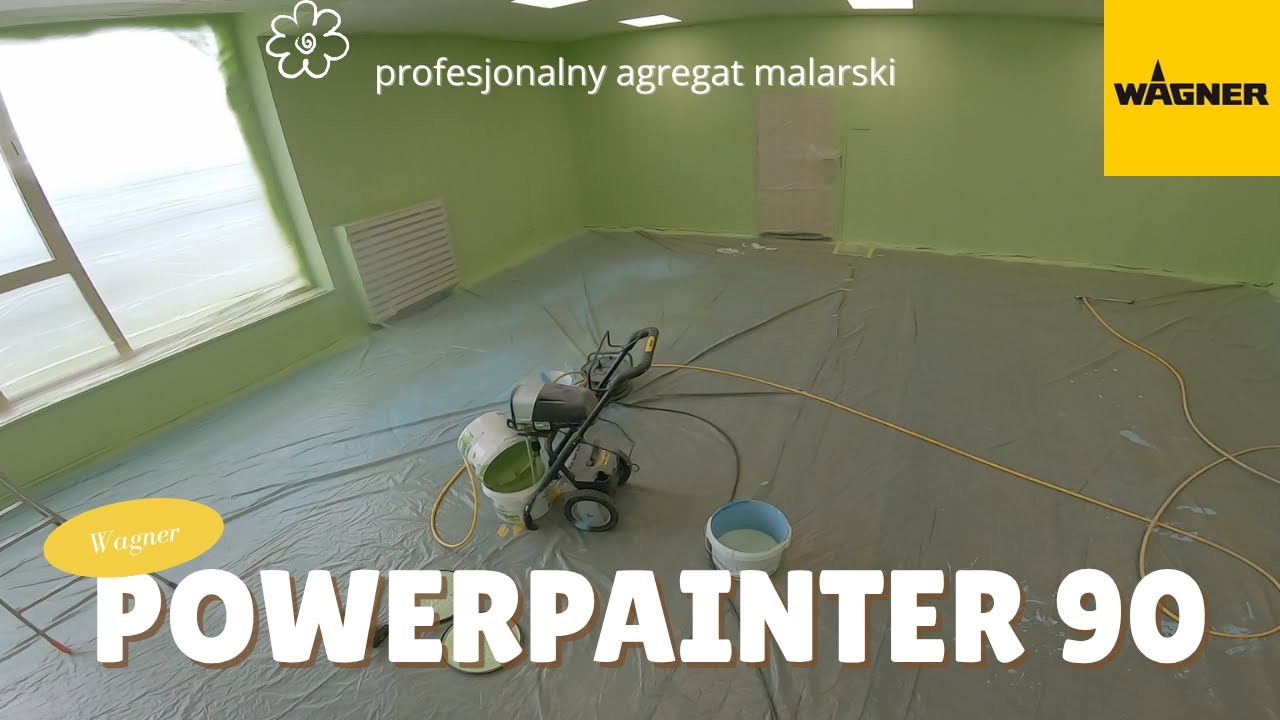 WAGNER PowerPainter 90 Extra HEA czyli profesjonalny agregat malarski  | praca na farbie Caparol