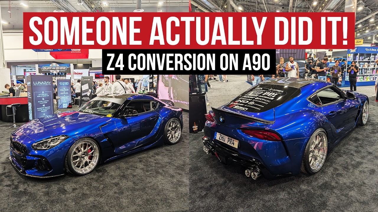 To nowoczesne &bdquo;Z4 M Coupe&rdquo; łączy w sobie elementy modelu A90 Supra i Z4
