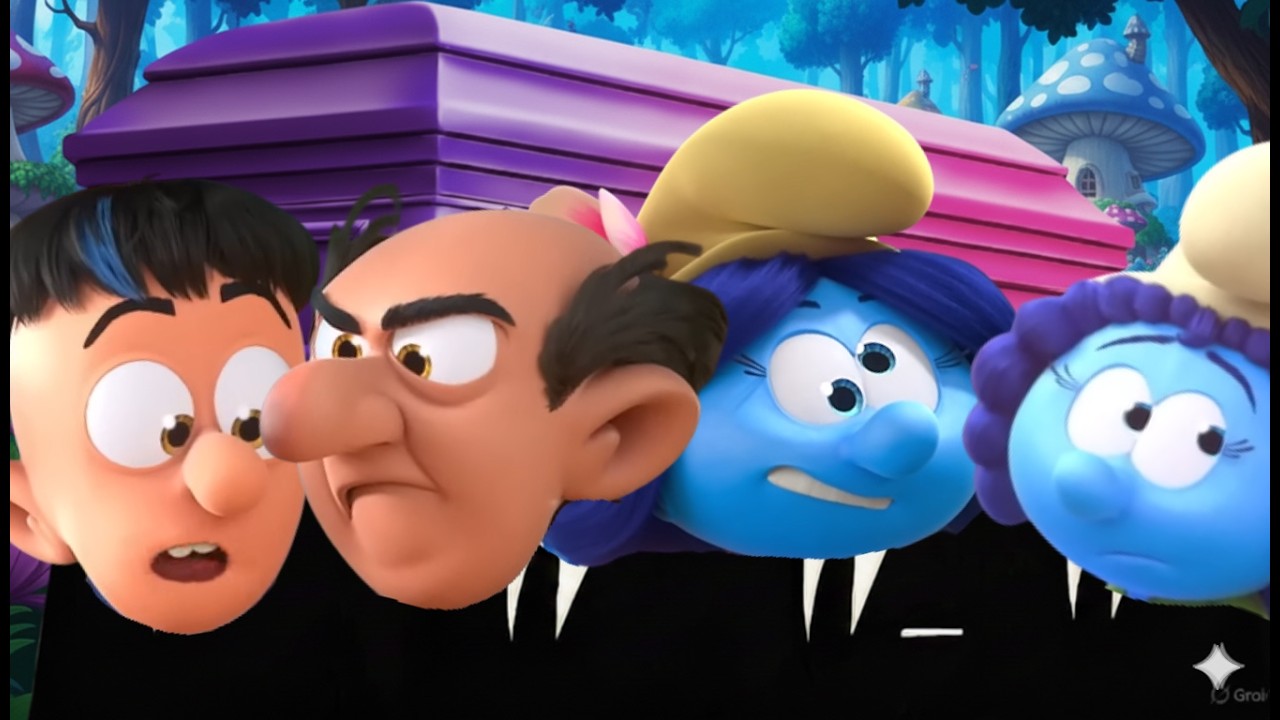The Smurfs | Handy's Smurf-Tastic A-Team Mission! 🚀🤯 Ep1 | Coffin Dance Song (Cover)| Smurfs-LHL