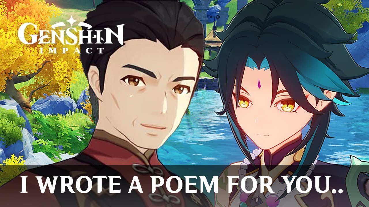 Xiao Wrote A Poem For Pervases (Waterborne Poetry Ending) | Event Lore Clip | Genshin Impact 4.1