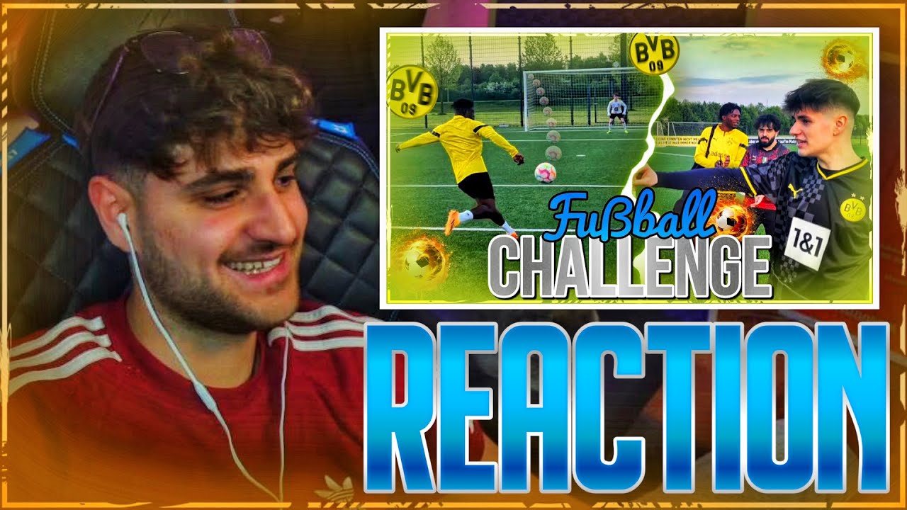 Eli reagiert auf ELDOS FUSSBALL CHALLENGE MIT BVB U19 SPIELER, MUSTI, DULLEN & CO.!🔥