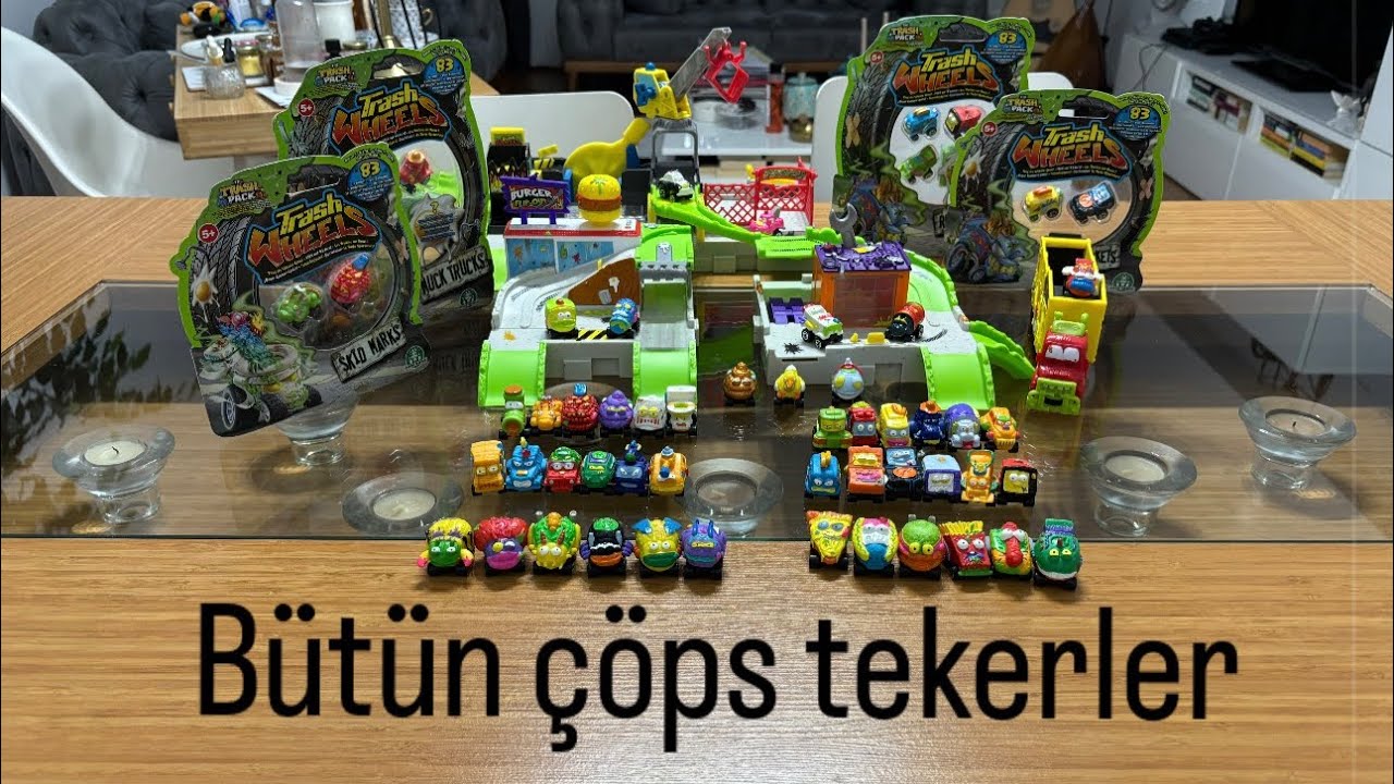 Çöps tekerler TAM KOLEKSİYON (SETLERİ İLE BİRLİKTE)