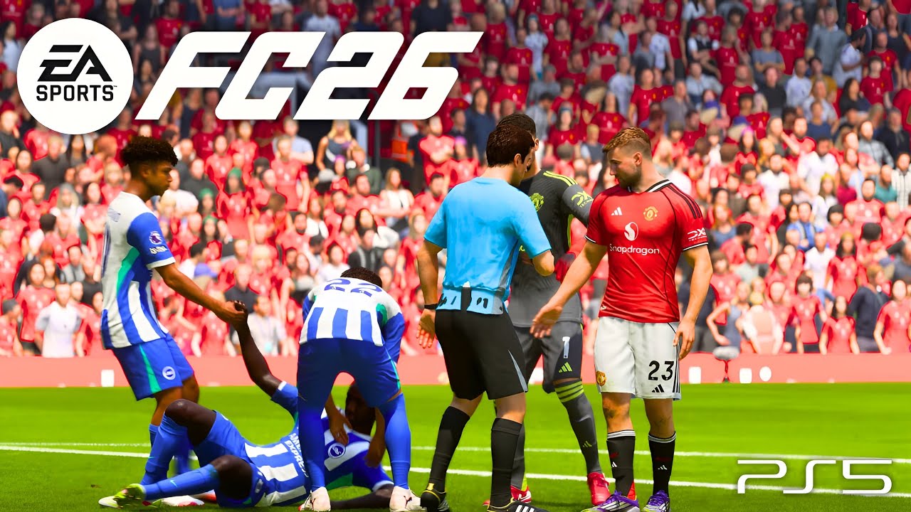 FC 26 Gameplay – Manchester United vs Brighton | Playstation 5 #manchesterunited #brighton #fc26 