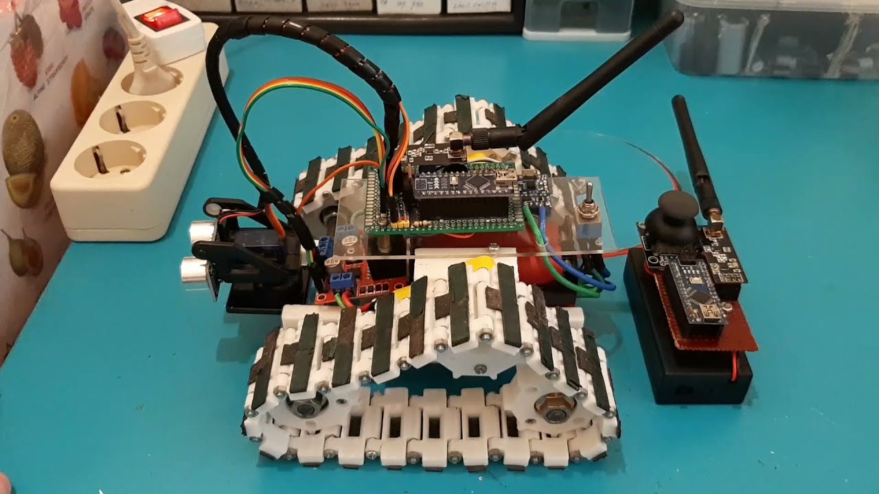 Membuat Robot TANK Multifungsi! Remot Kontrol | Pengikut Objek | Penghindar Halangan