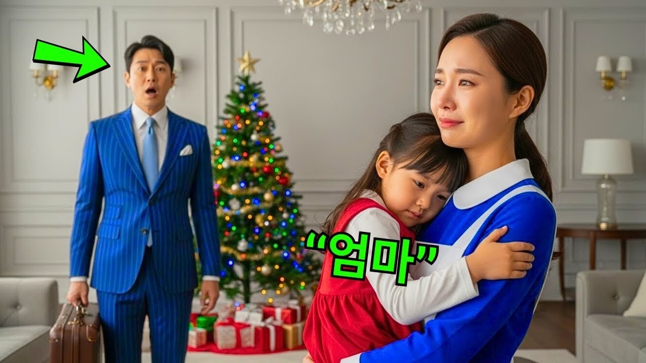 백만장자는 크리스마스 이브에 더 일찍 도착했다  하지만 그는 자신의 딸이 보모에게 “엄마” 라고 말하며 작별하는 모습을 보고 충격을 받았다