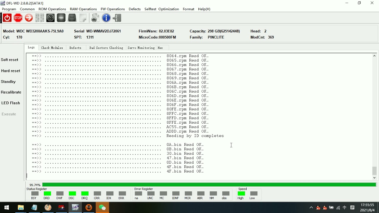 How to Regenerate Western Digital Firmware Module 02
