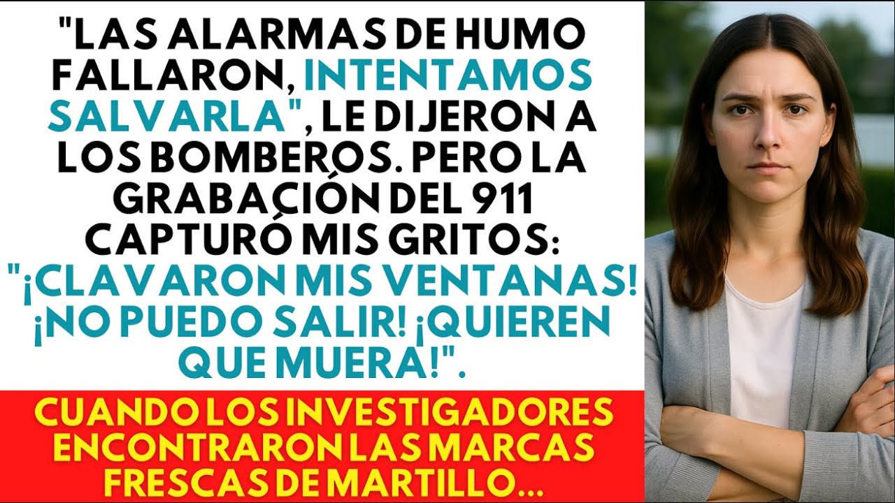 Padres cerraron ventanas en incendio—vecinos oyeron gritos. La llamada al 112 lo cambió todo.