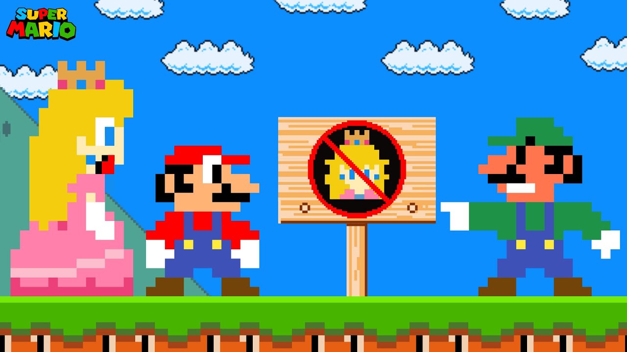 Mario and Luigi, But Princess Peach is Forbidden Here