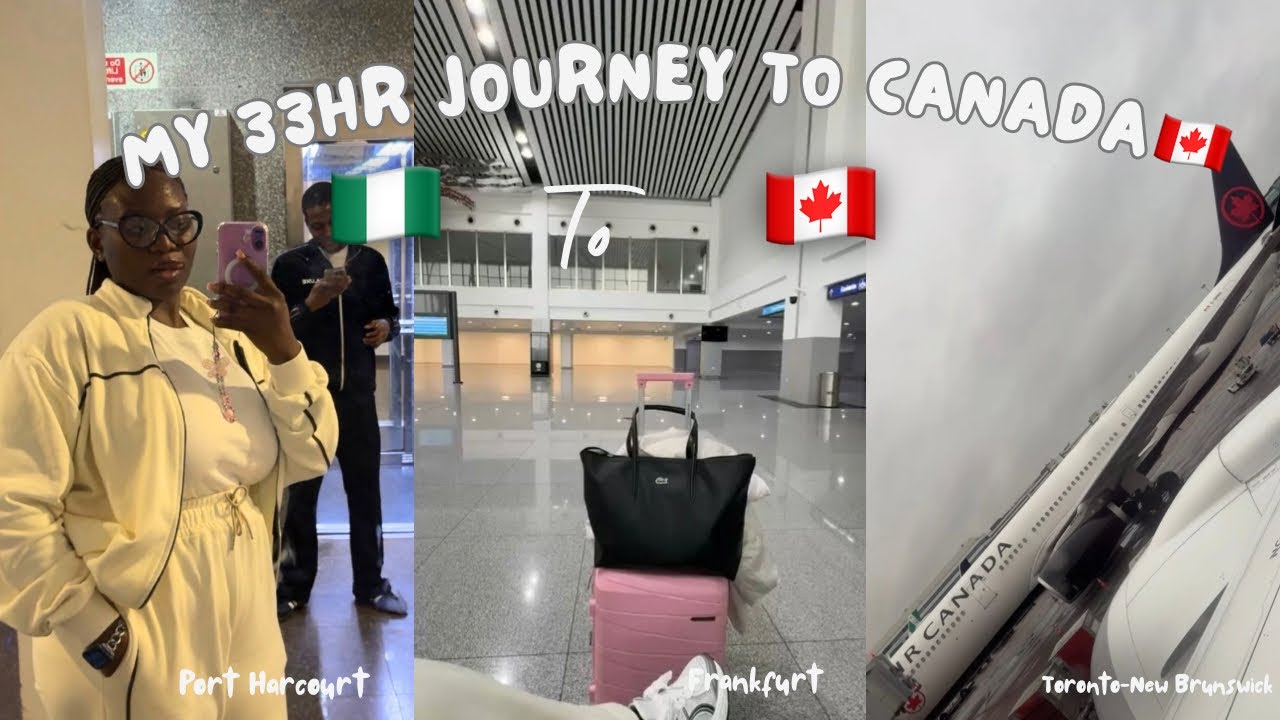 MY 33HR JOURNEY(RELOCATING FROM NIGERIA🇳🇬 (Port Harcourt) TO CANADA 🇨🇦) flying Lufthansa Airlines.
